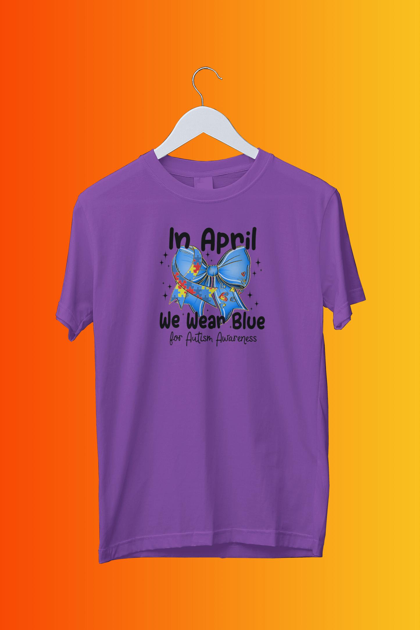 In April we wear blue