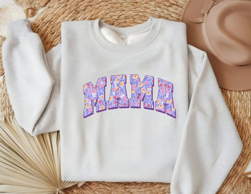 Purple Floral MAMA