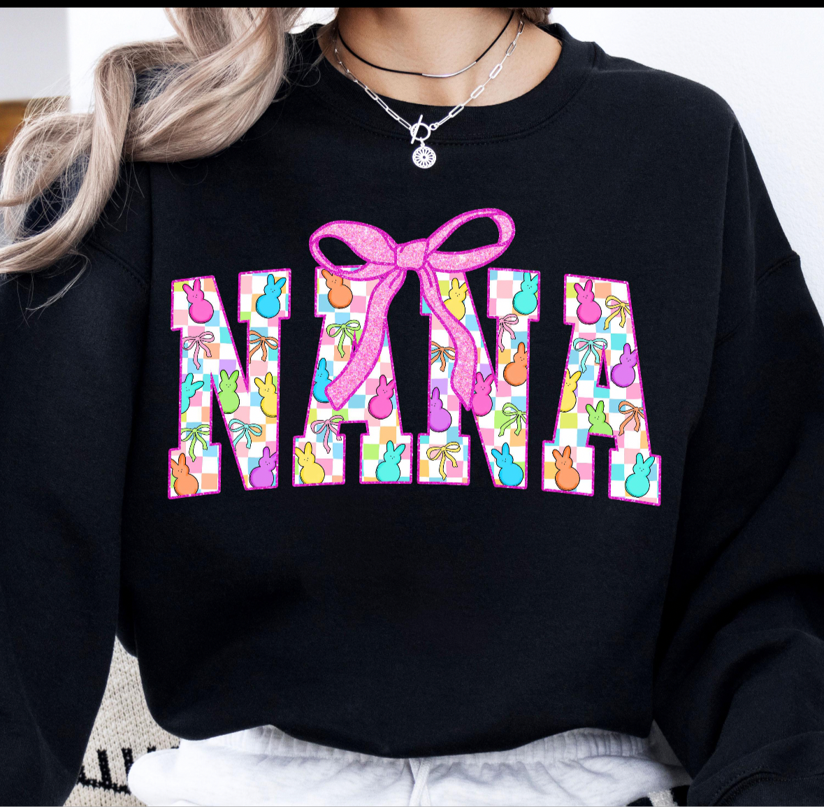 Custom Easter peep sweatshirt