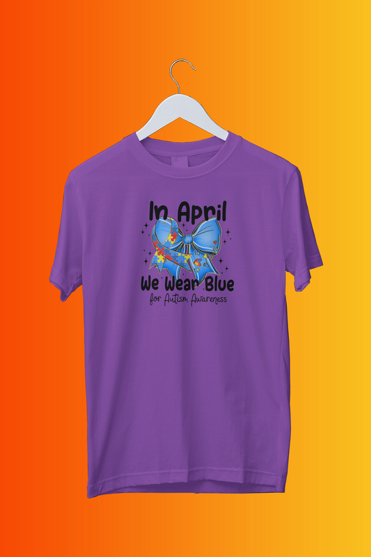 In April we wear blue