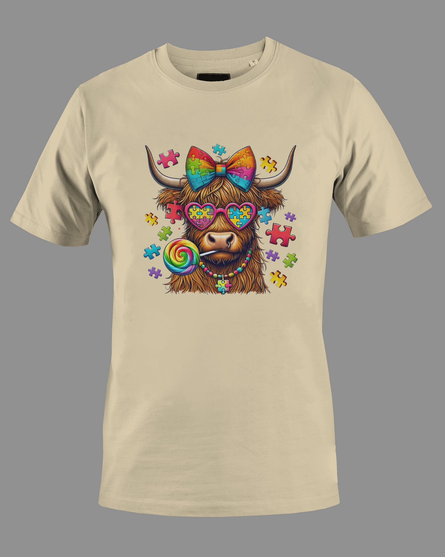 Autism awareness cow