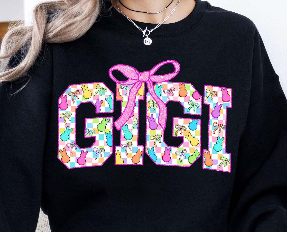Custom Easter peep sweatshirt
