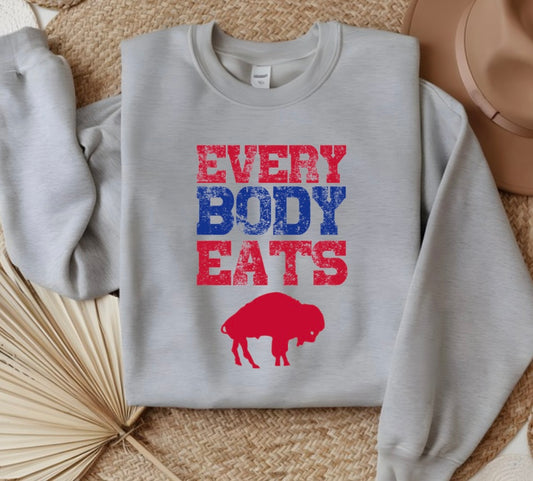 Everybody eats buffalo