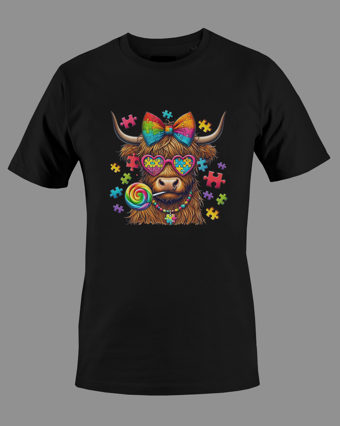 Autism awareness cow