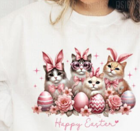Easter cats