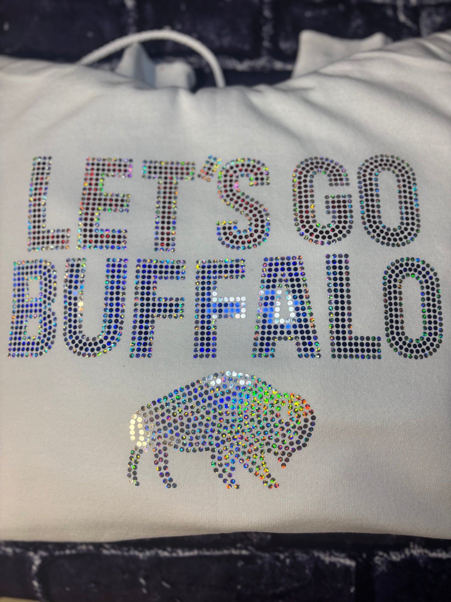 Spangle let's go Buffalo hoodie