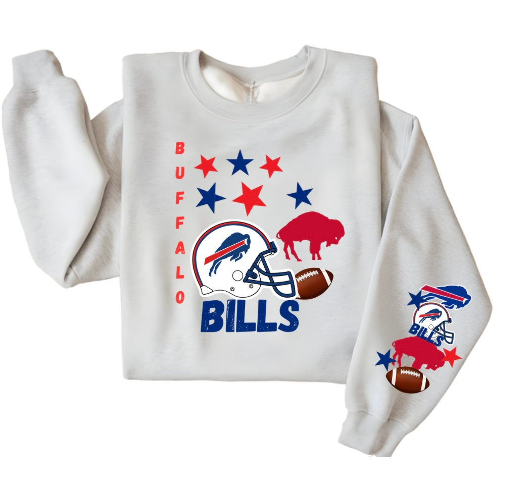 Buffalo Bills with sleeves