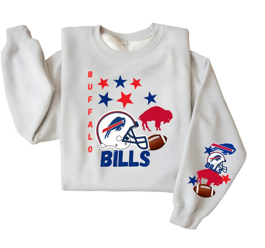 Buffalo Bills with sleeves