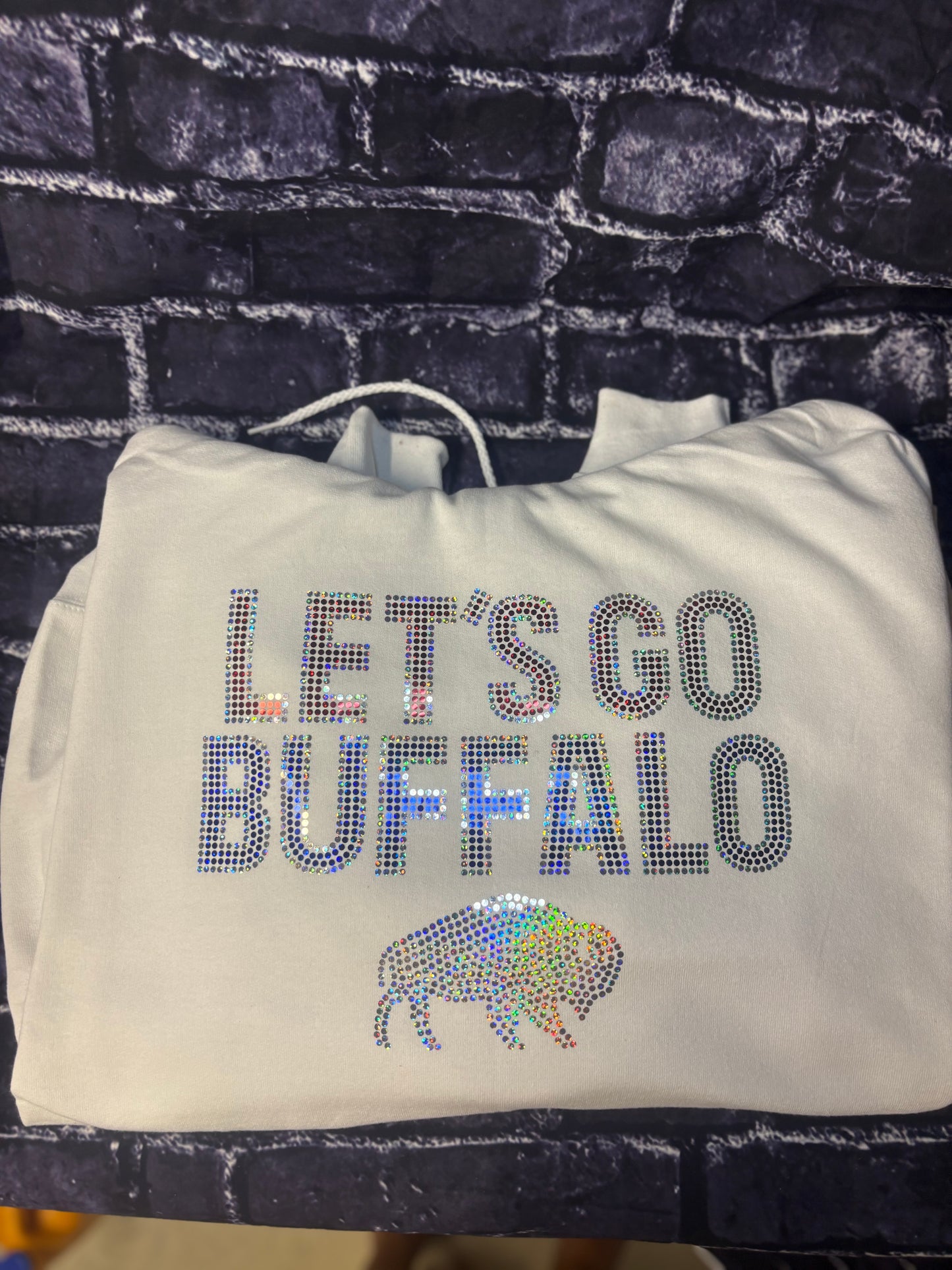 Spangle let's go Buffalo hoodie