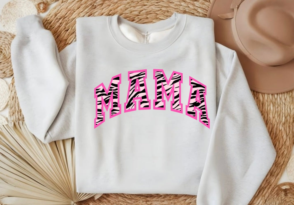 Black and Pink Zebra Mama