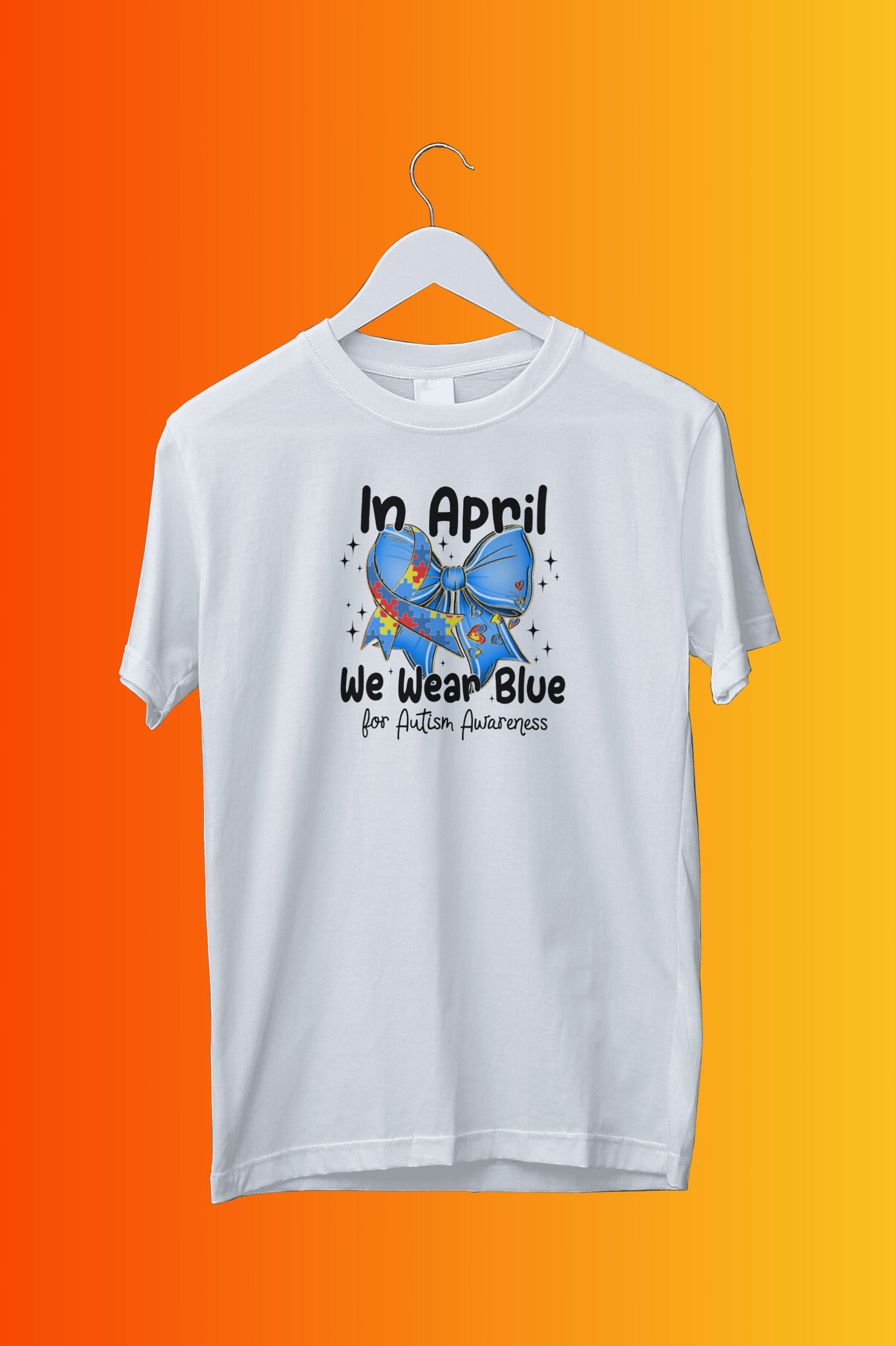 In April we wear blue