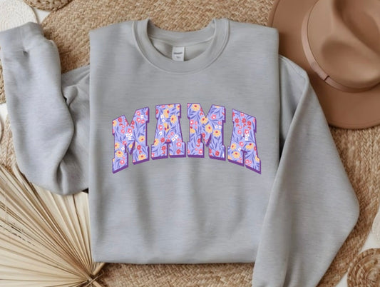 Purple Floral MAMA