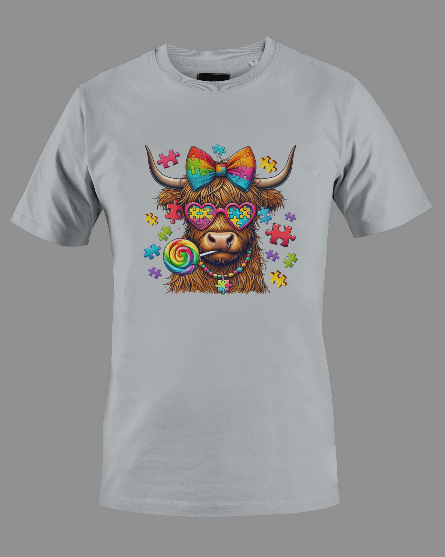 Autism awareness cow