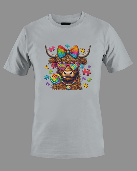 Autism awareness cow