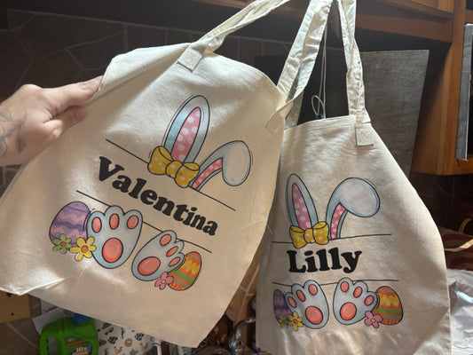 Personalized Easter Bags