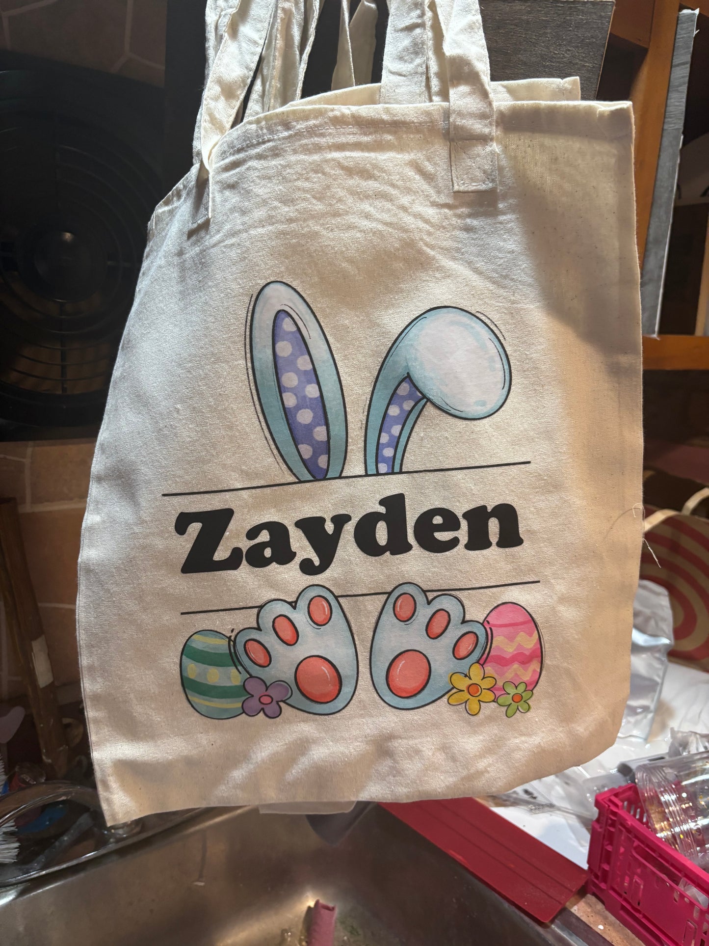 Personalized Easter Bags