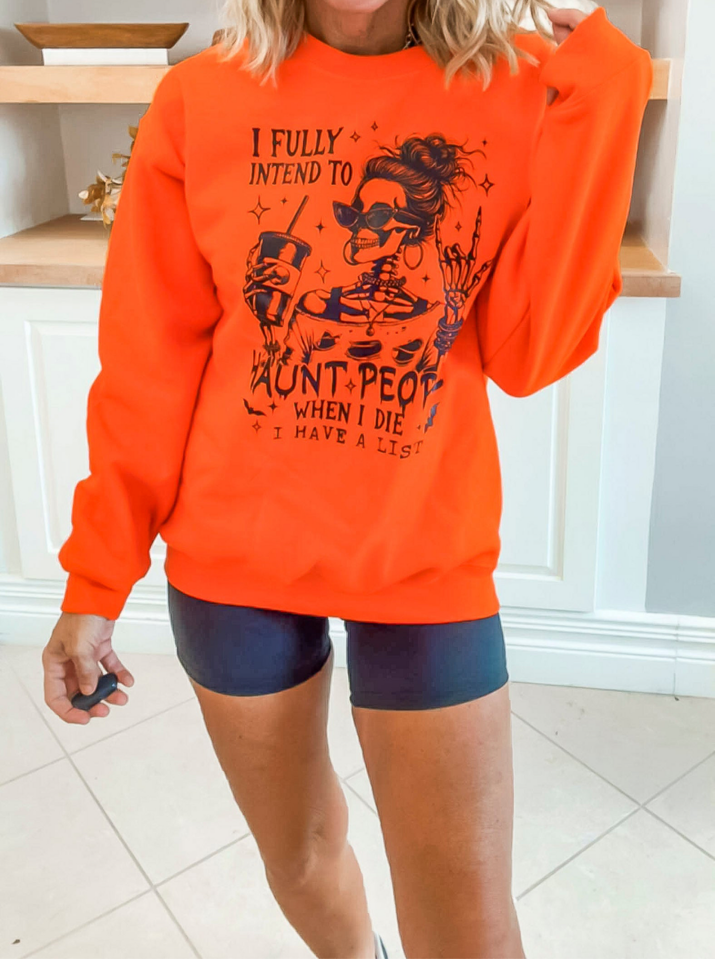 I Fully Intend to Haunt Crew Neck