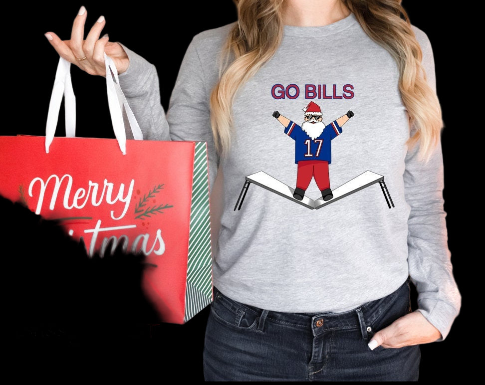 PNG Download ONLY, Santa, Mafia, Allen Jersey, SassyPantsTees Original Design, Mafia Christmas, Buffalo, 716, Buffalo Football, Its Our Year