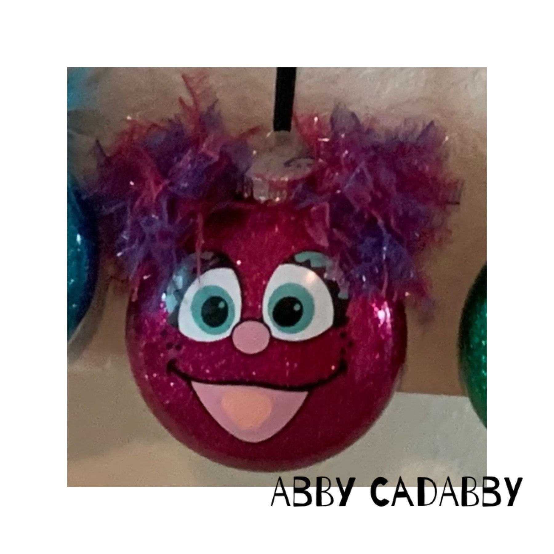 Homemade character Inspired Christmas Ornaments - custom personalized