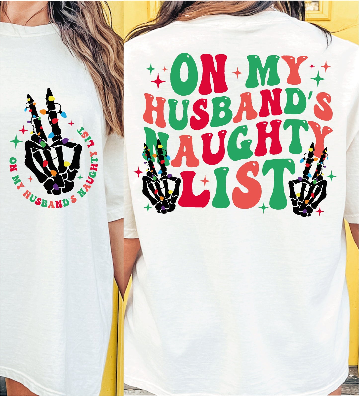On My Husbands Naughty List Svg, Funny Christmas Shirt Svg, Christmas Skeleton Png, Christmas Skeleton Svg, Funny Christmas Png, Xmas Svg