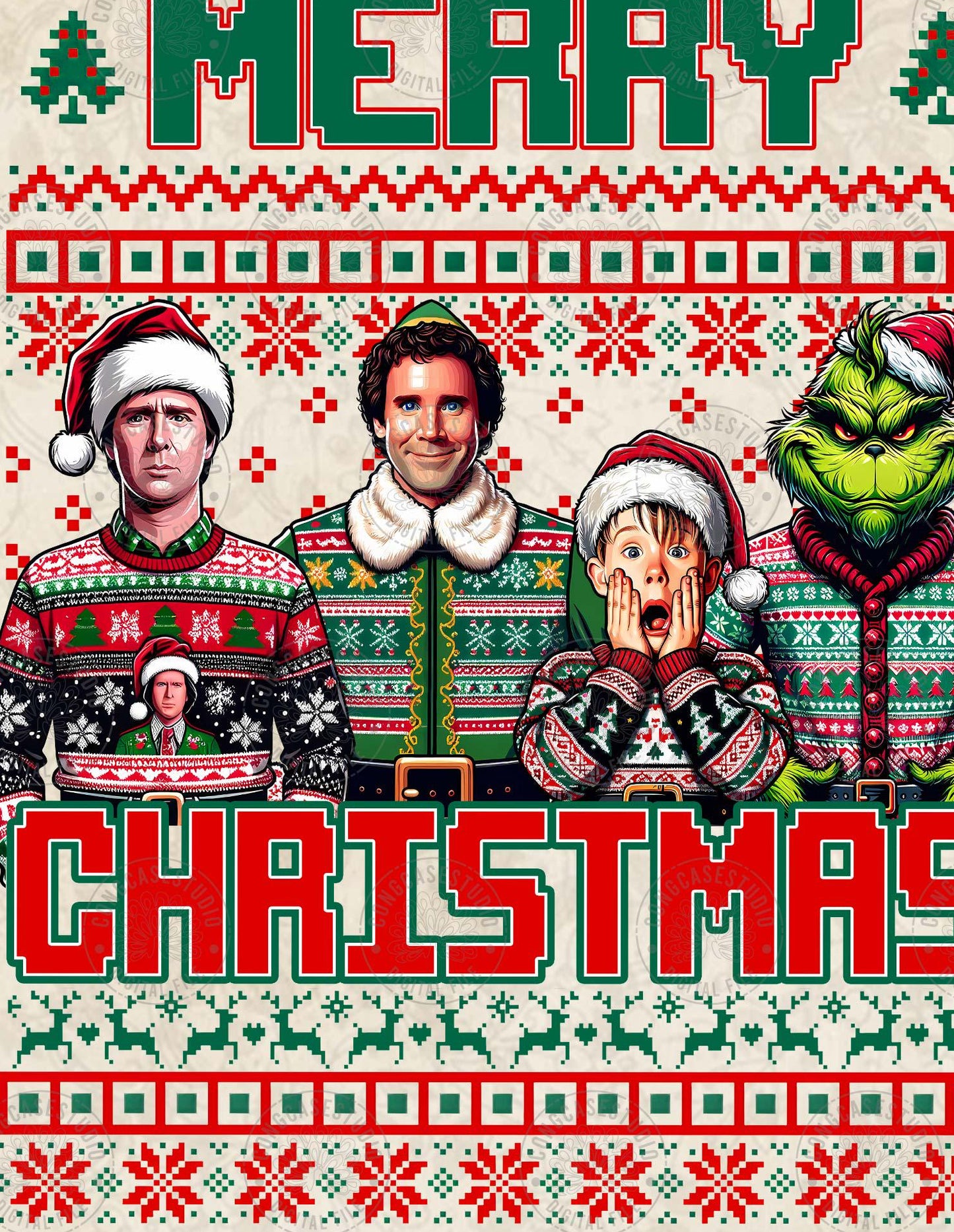 Christmas Friends Ugly Sweater Png, Christmas 90’s Movie Png, Funny Christmas Png, Tree Farm , Holiday Movies Friends Png, Digital Download