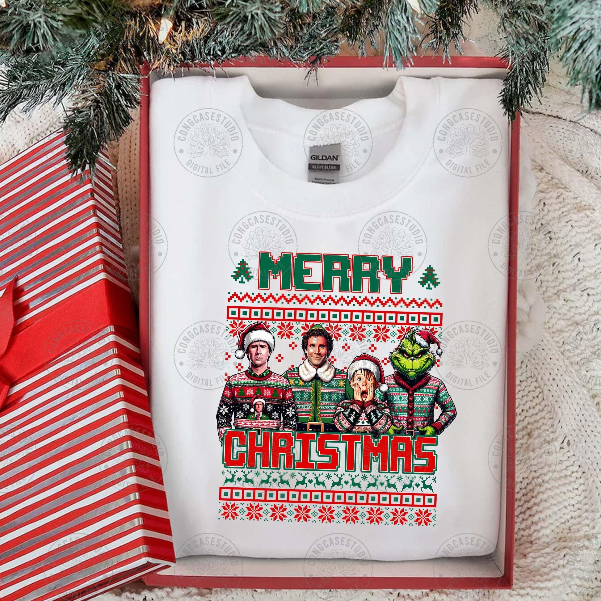Christmas Friends Ugly Sweater Png, Christmas 90’s Movie Png, Funny Christmas Png, Tree Farm , Holiday Movies Friends Png, Digital Download