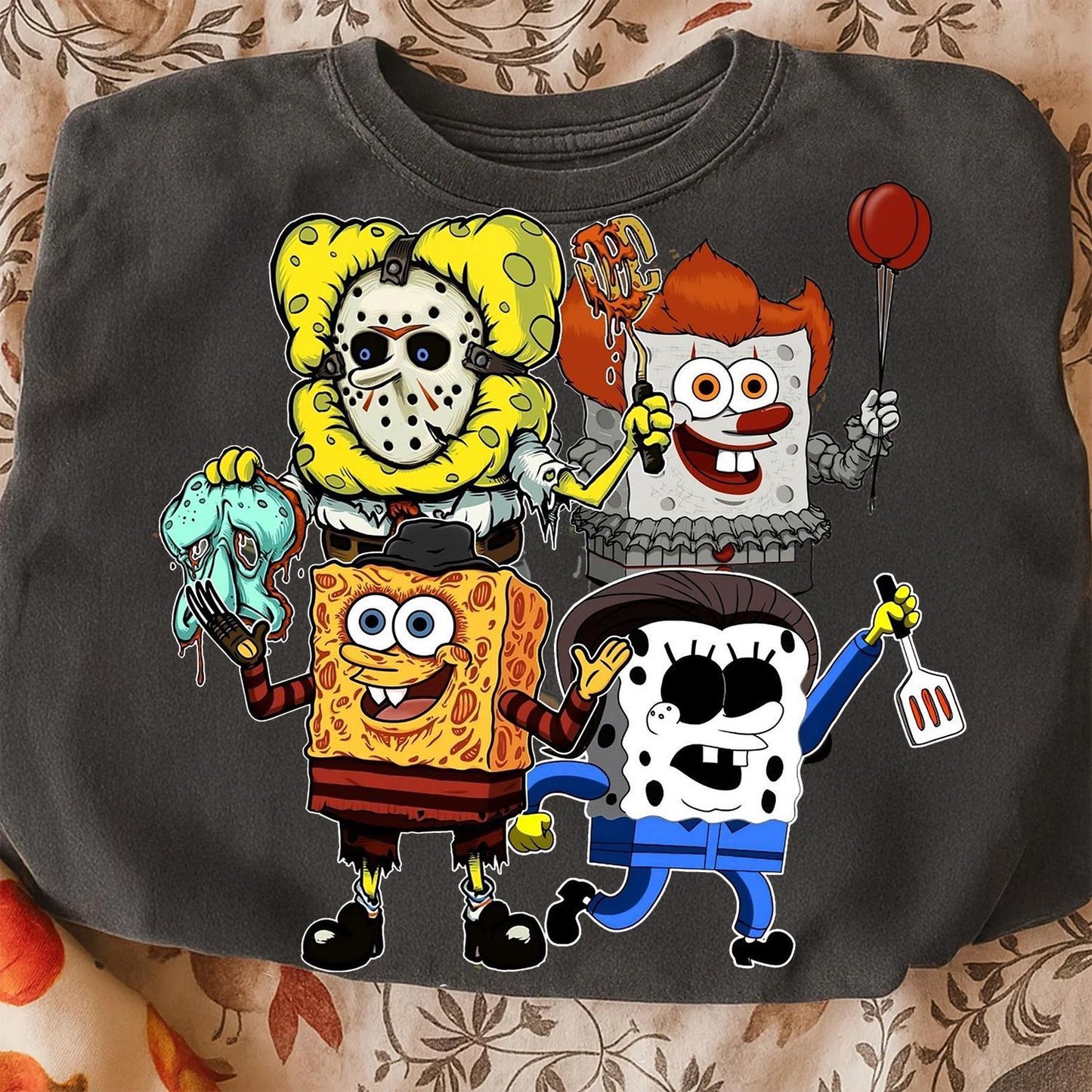 Halloween PNG, Spooky Ghost, Sponge PNG, Sponge Png, Trick Or Treat Png, Fall Png Design, Halloween Shirt Png, Instant Download
