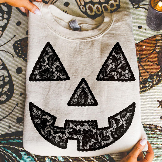 Pumpkin Face PNG, Fall Png, Spooky Season Png, Halloween Sublimation, Boho Pumpkin Shirt Design, Trick or Treat Png, Boo Pumpkin Png