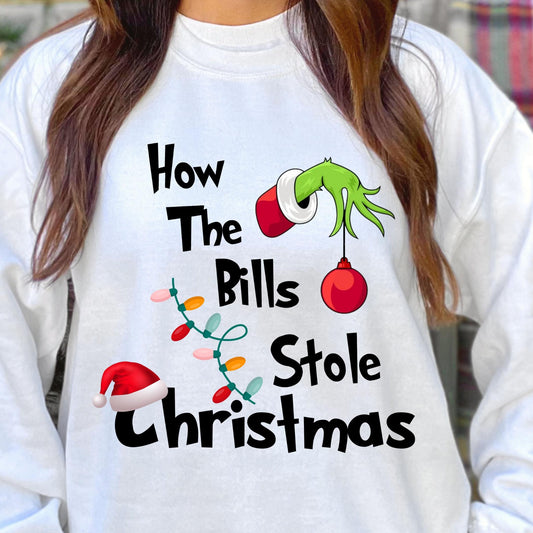 How The Bills Stole Christmas png, Funny Christmas DTF/G PNG Instant Download, Merry Christmas png Trending png, Sawgrass Sublimation Cameo
