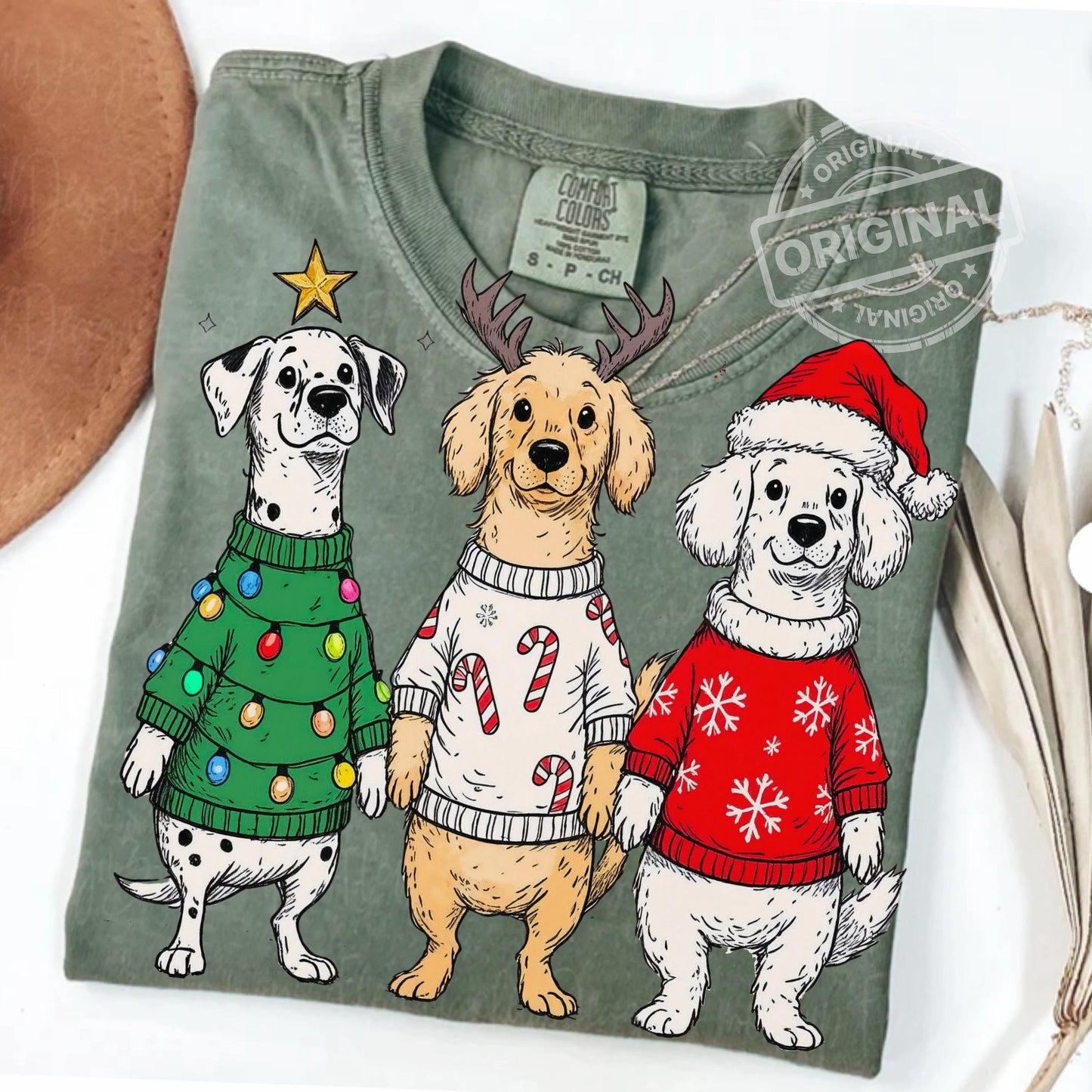 Christmas Dogs PNG, Dog Mom Holiday Shirt Clipart (Digital Download), Funny Dogs shirt png, Animal humor, Dog lovers shirt png