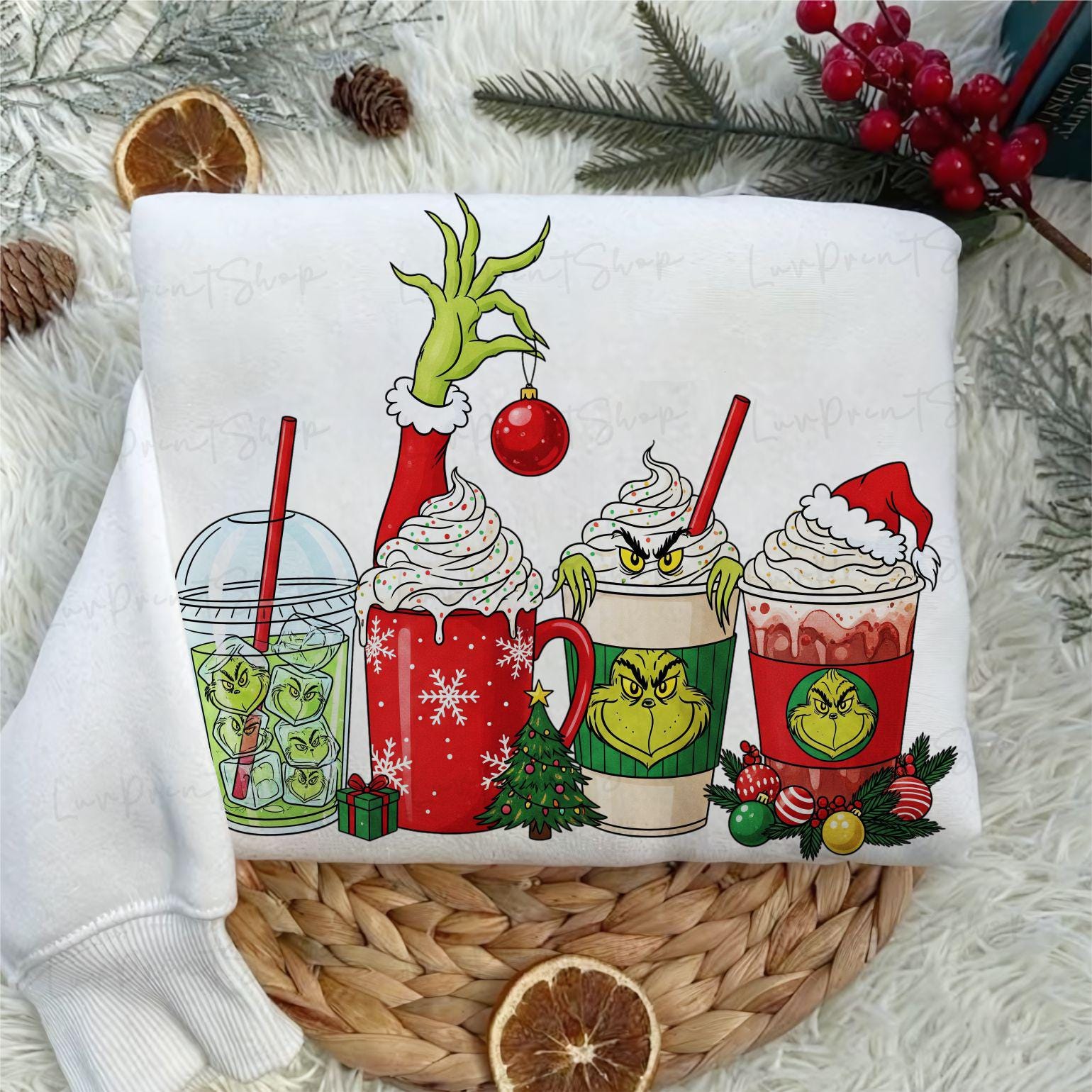 Christmas Drinks PNG, Xmas PNG, Tis The Season Christmas PNG, Cute Santa Holiday Sublimation Design, Trendy Festive Png, Hot Cocoa Png