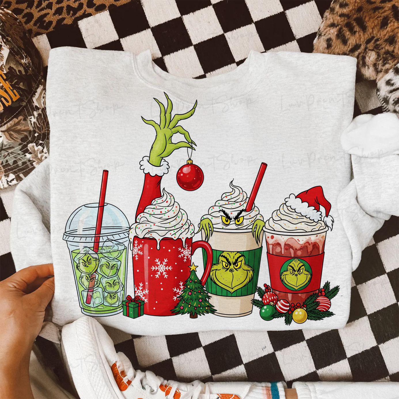 Christmas Drinks PNG, Xmas PNG, Tis The Season Christmas PNG, Cute Santa Holiday Sublimation Design, Trendy Festive Png, Hot Cocoa Png