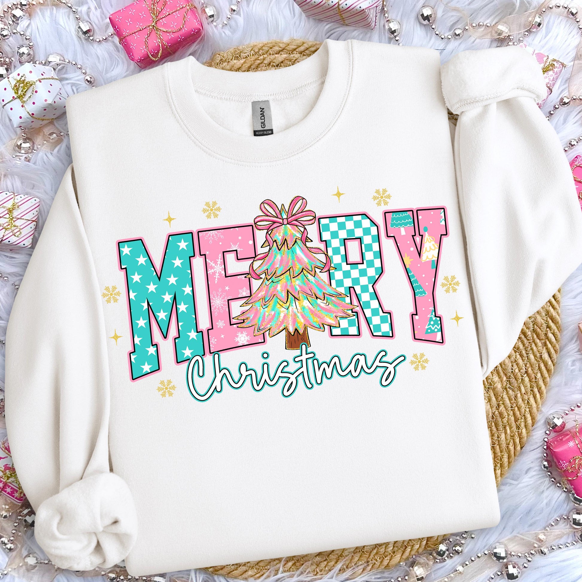 Merry Christmas Coquette Png, Retro Pink Christmas Tree Png, Preppy Christmas Shirt Design, Merry and Bright Png, Checkered Xmas Sublimation