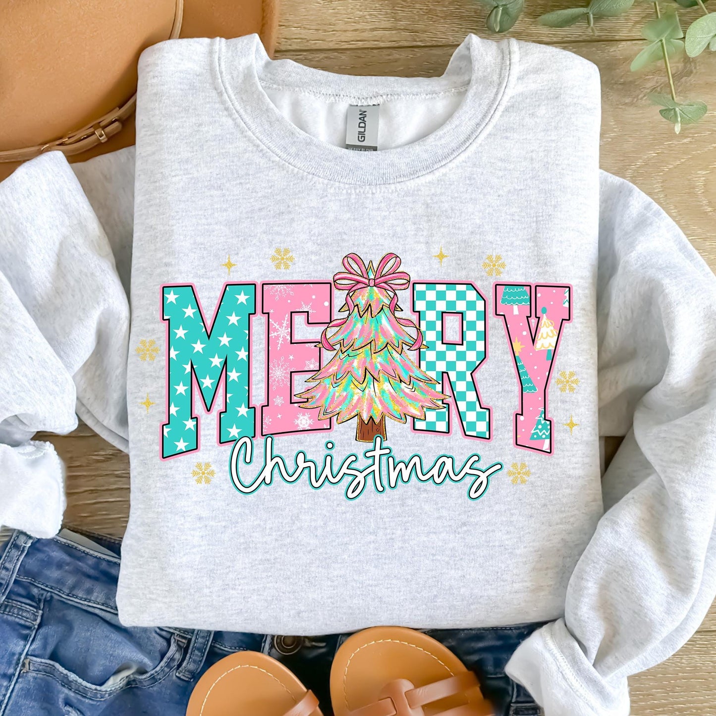 Merry Christmas Coquette Png, Retro Pink Christmas Tree Png, Preppy Christmas Shirt Design, Merry and Bright Png, Checkered Xmas Sublimation