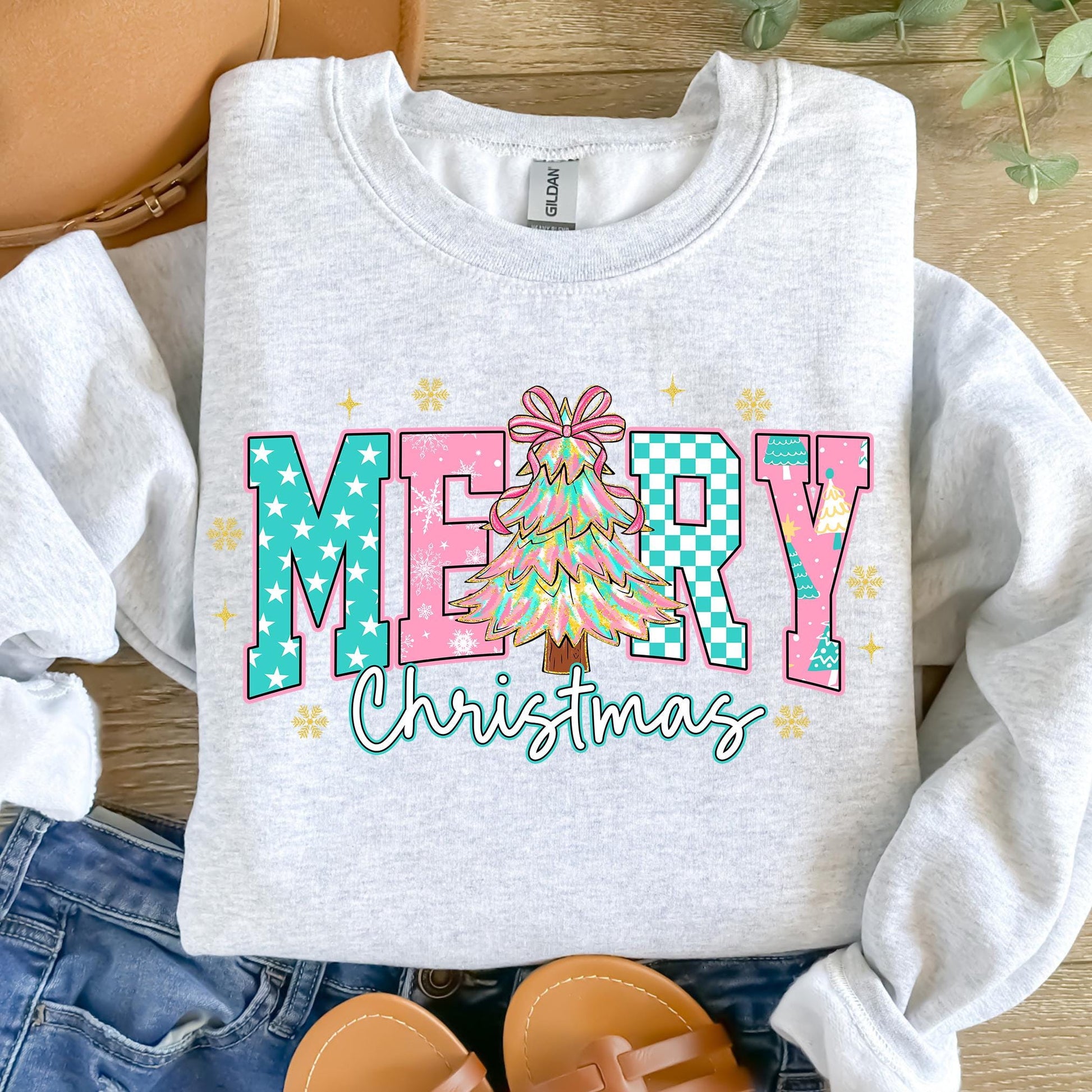 Merry Christmas Coquette Png, Retro Pink Christmas Tree Png, Preppy Christmas Shirt Design, Merry and Bright Png, Checkered Xmas Sublimation