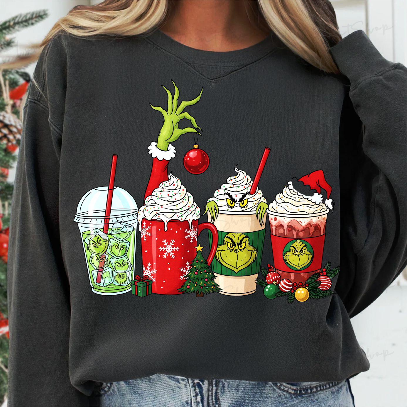 Christmas Drinks PNG, Xmas PNG, Tis The Season Christmas PNG, Cute Santa Holiday Sublimation Design, Trendy Festive Png, Hot Cocoa Png