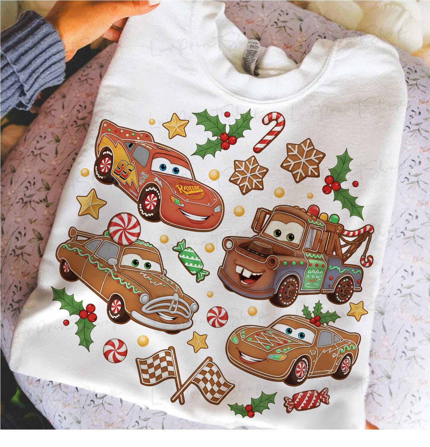 Christmas Gingerbread Cars PNG – Cute Festive Christmas Sublimation for Holiday Shirts