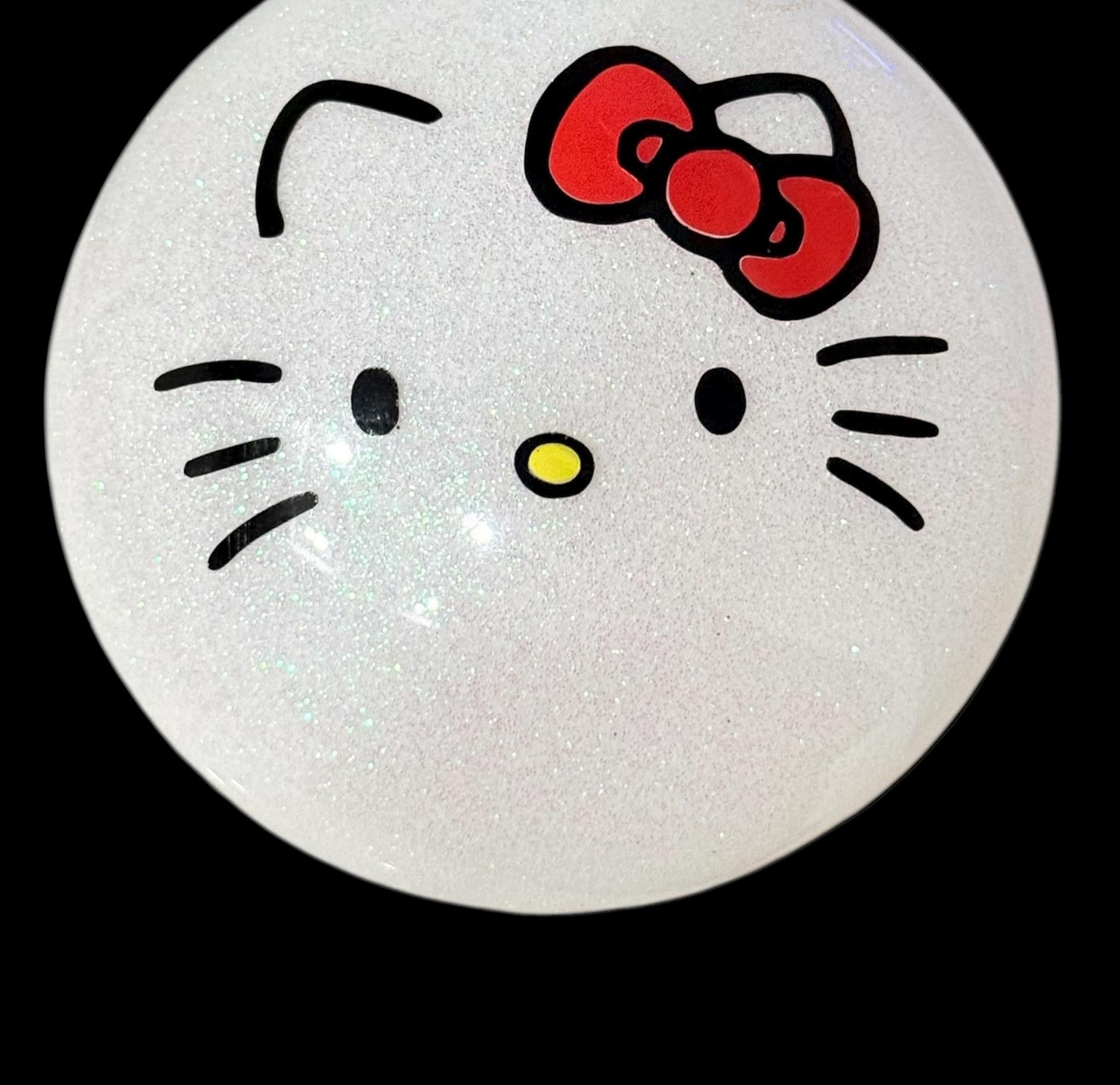 Hello Kitty Ornaments 10cm plastic disc/Christmas Decorations
