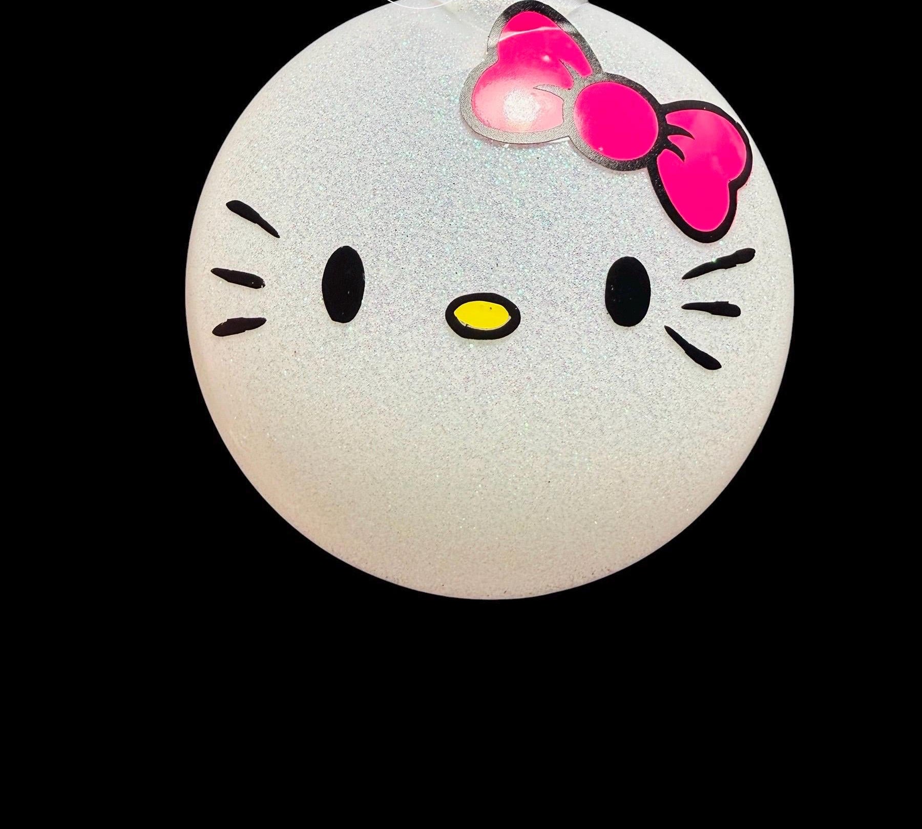 Hello Kitty Ornaments 10cm plastic disc/Christmas Decorations